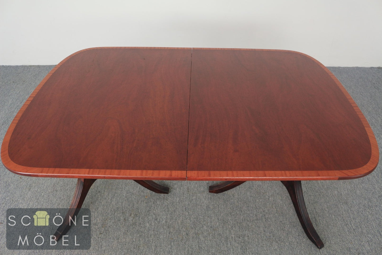 Eleganter ausziehbarer Vintage Esstisch - ausziehbar Table Regency Stil Holz