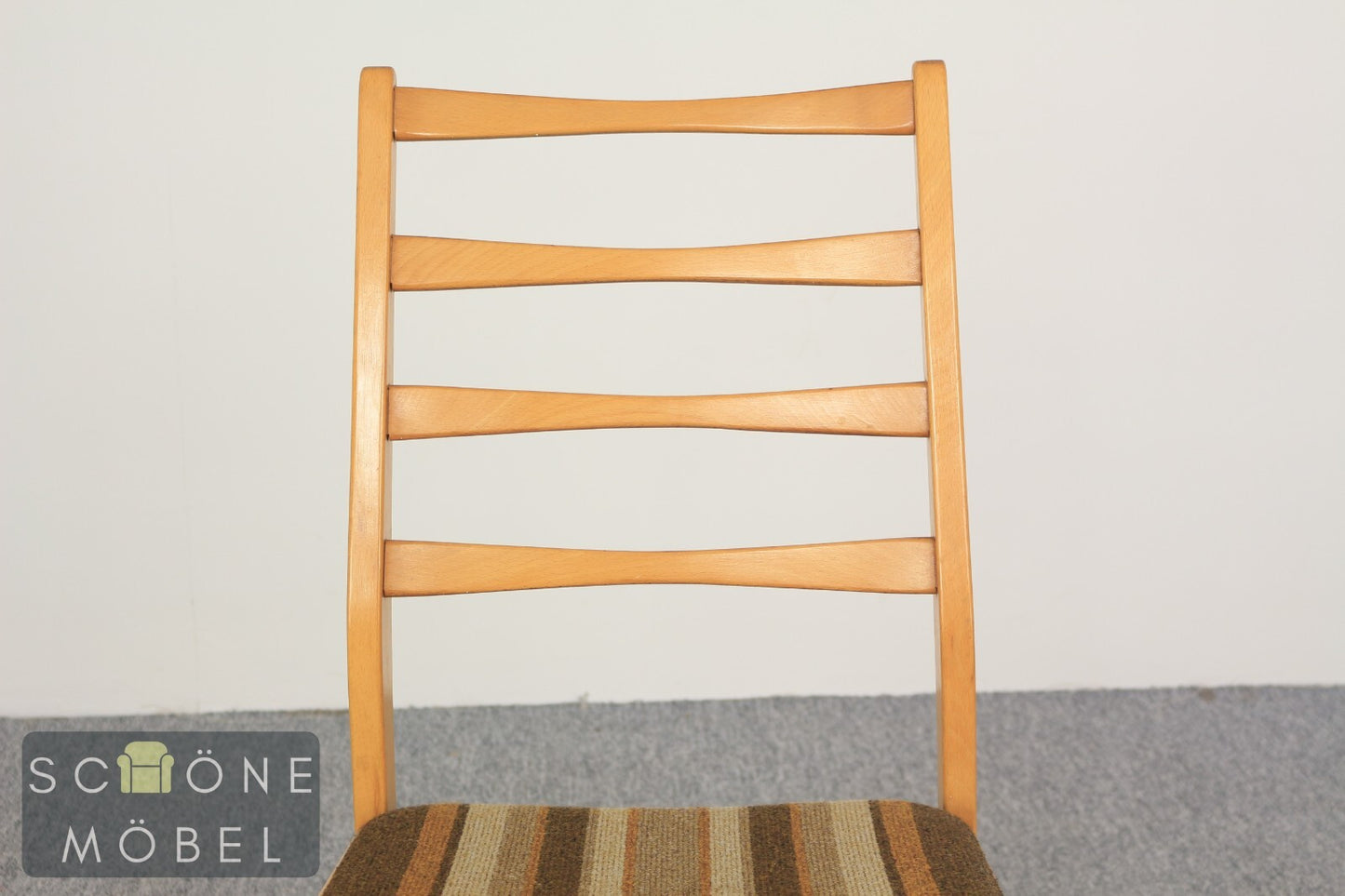 Vintage Stuhl Retro Esszimmer Chair Mid-Century Holzstuhl Skandinavisch