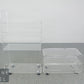 Desinger Space Age Regal aus Acrylglas auf Rollen – 1970er Designklassiker