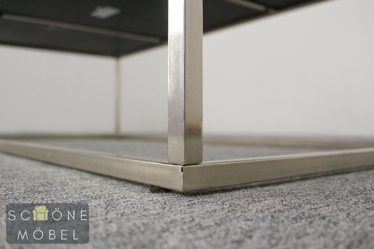 Couchtisch Marmorplatt schlichtes Design Sofa Tisch Industrial Table Metallbeine