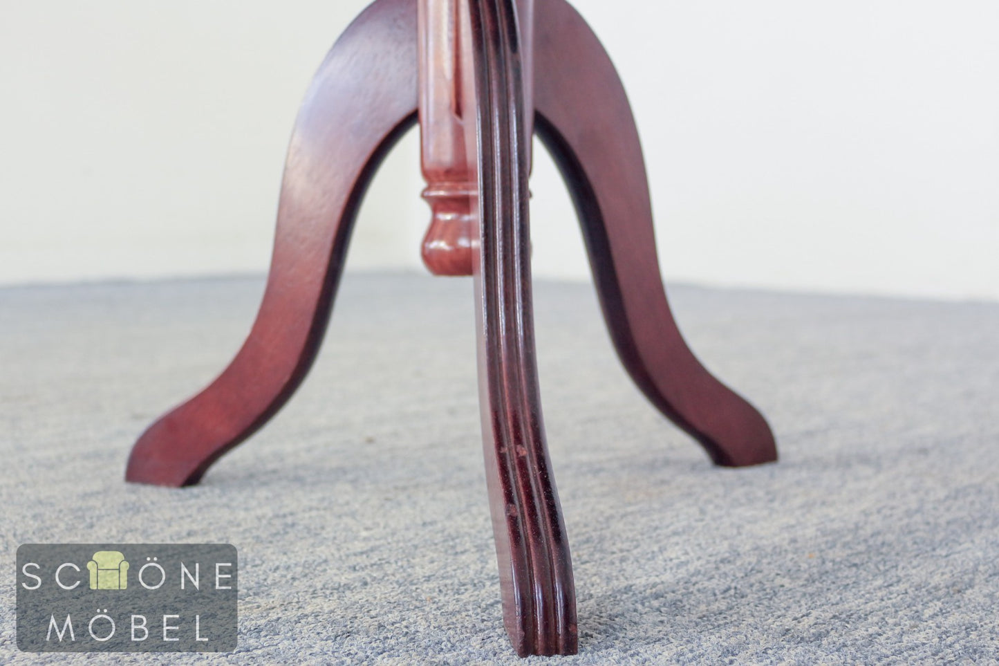 Eleganter Runder Regency Stil Beistelltisch im Biedermeier Stil Ablagetisch