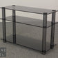 Modern TV HiFi Tisch Beistelltisch Phonotisch  Vintage Stil Tischchen Glas