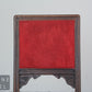 Antiker Holzstuhl Polsterstuhl Akzentstuhl Holzstuhl Samt Rot Vintage