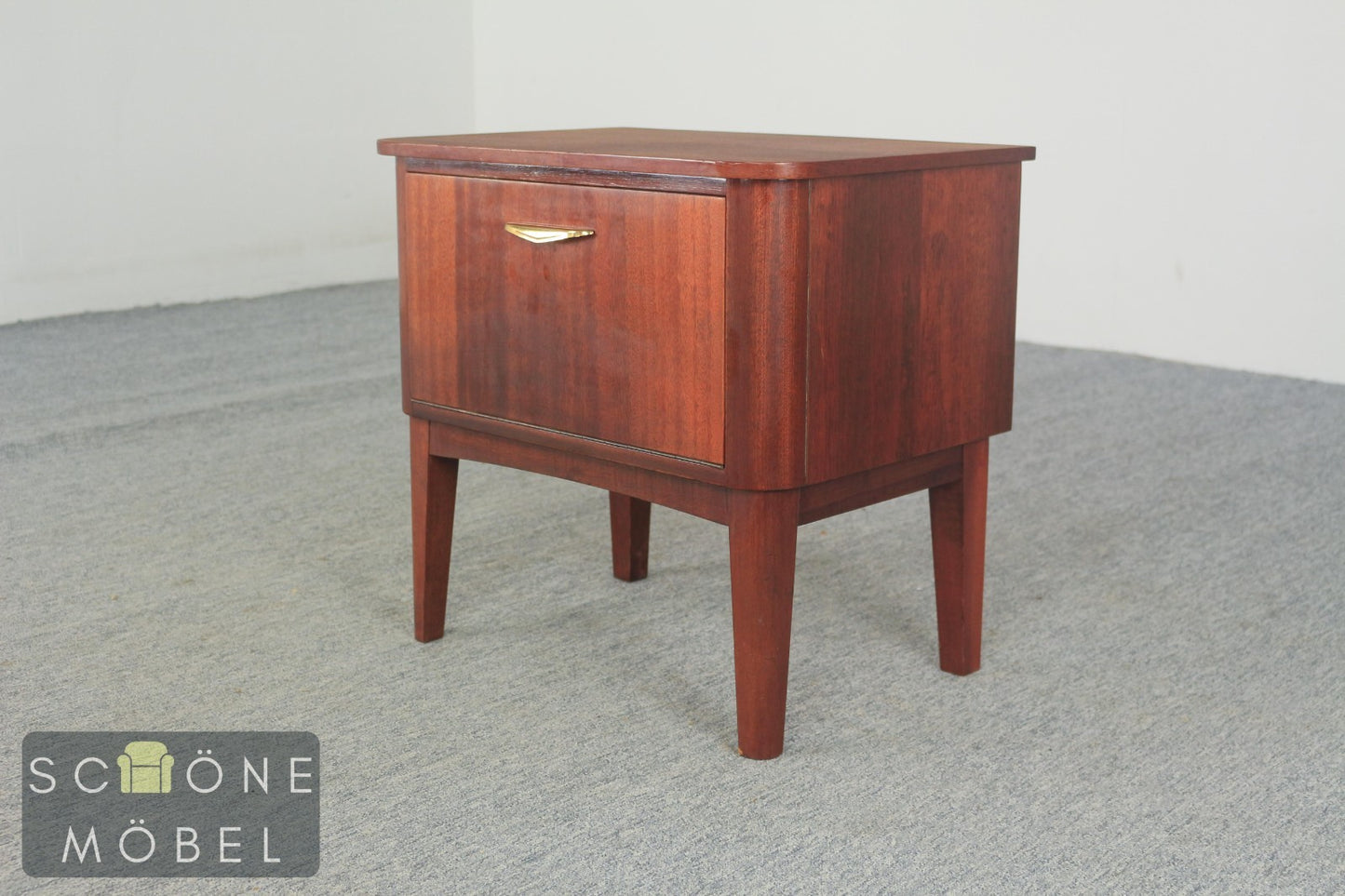 Vintage Nachttische Retro Schränkchen Mid-Century Side Table 60er Jahre