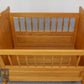 Schönes Babybett Babywiege Schaukelbett Eiche Bett Kinderbett Stange für Mobile