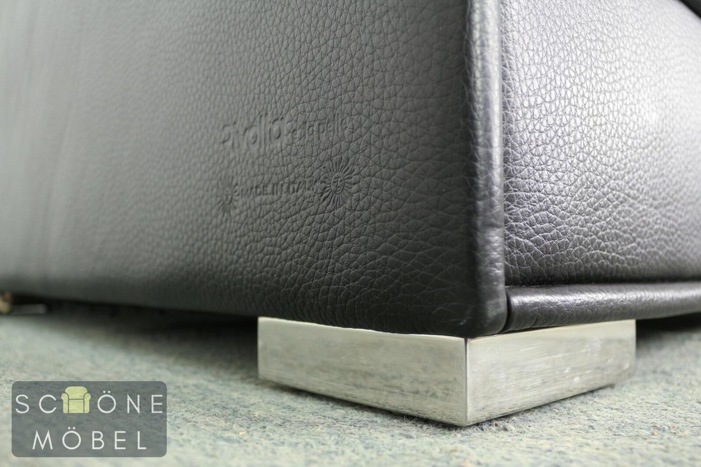 Rivolta Forrest Designer Ledersessel Echtleder Sessel Leder Armchair Made Italy