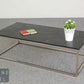 Couchtisch Marmorplatt schlichtes Design Sofa Tisch Industrial Table Metallbeine
