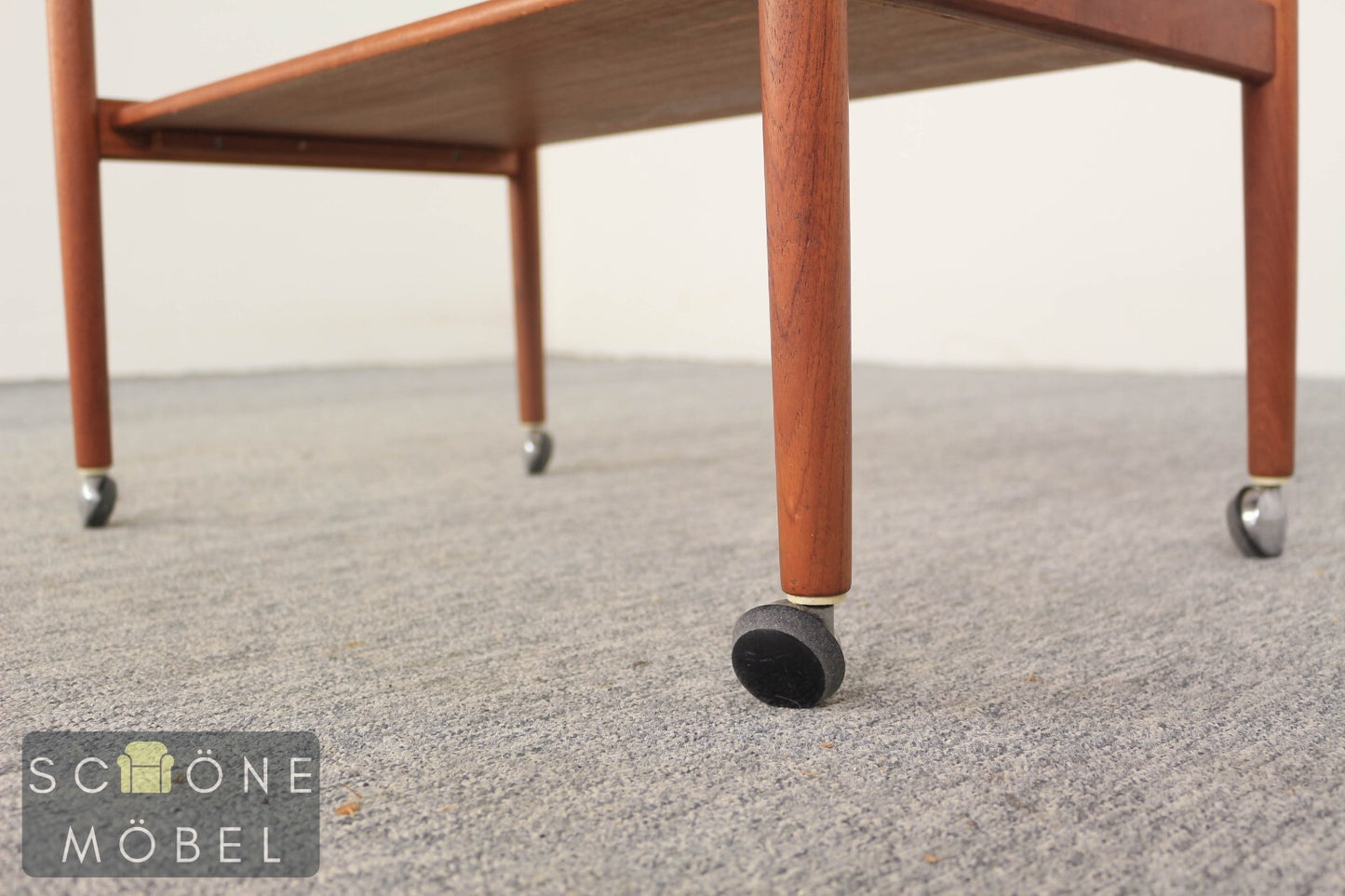 Servierwagen, Danish Design von Poul Hundevad für Bernstorffsminde Møbelfabrik