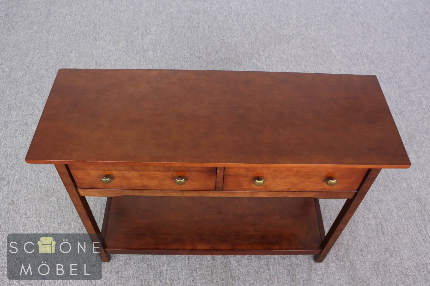 Konsolentisch Beistelltisch Vintage Konsole Retro Tisch Glastisch Table
