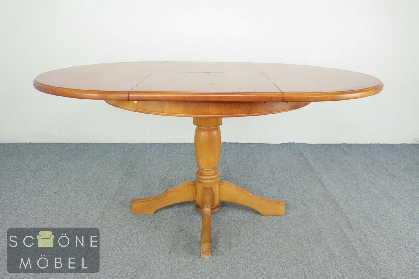 Antik Stil Esstisch ausziehbarer runder Tisch Esszimmer Dining Table
