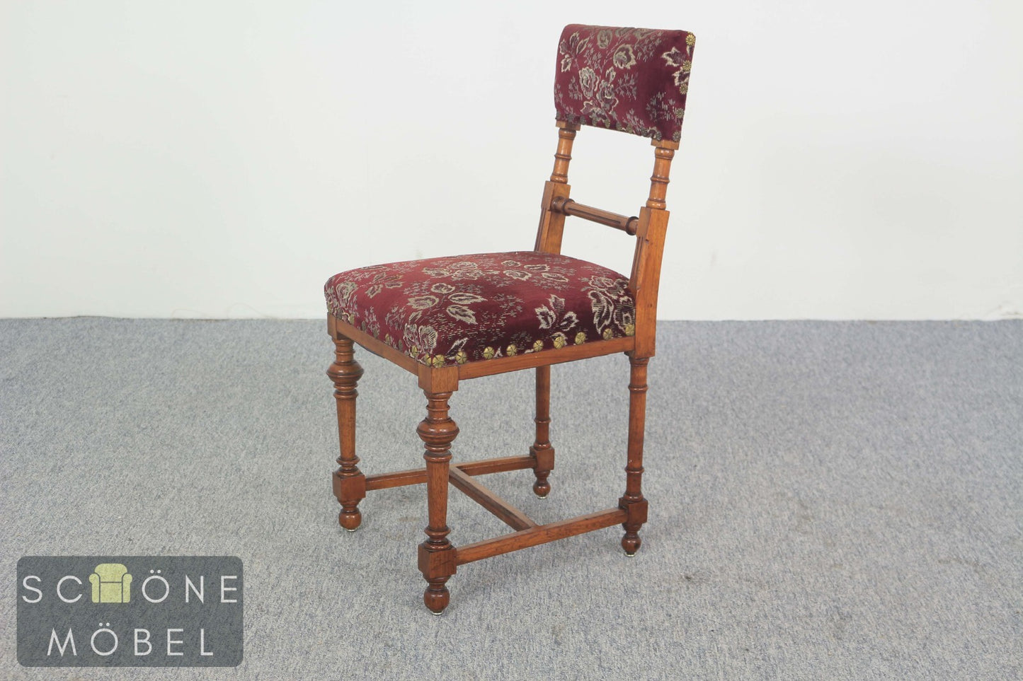 Wunderschöner Barock Design Stuhl Massivholz Antik Stil Vintage