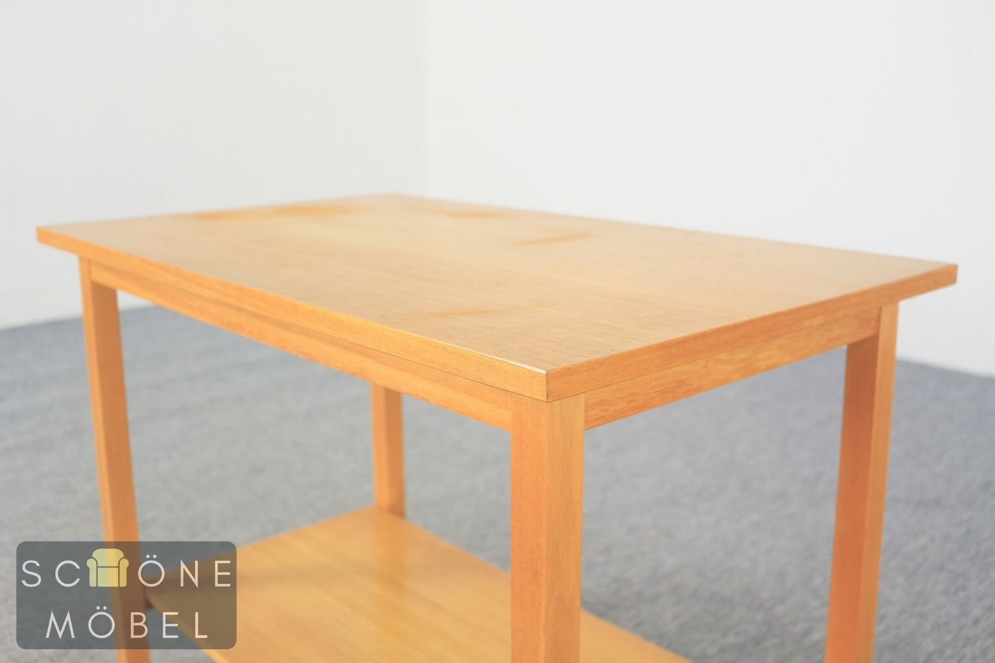 Vintage Nachttisch  Mid-Century Beistelltisch Telefontisch Retro Table