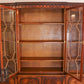 Antiker Mahagoni Bücherschrank Vitrine Bibliothek England Stil massiv Schrank