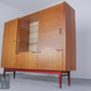 Retro Wohnzimmerschrank Vitrinenschrank Vintage Schrank MidCentury Bücherschrank