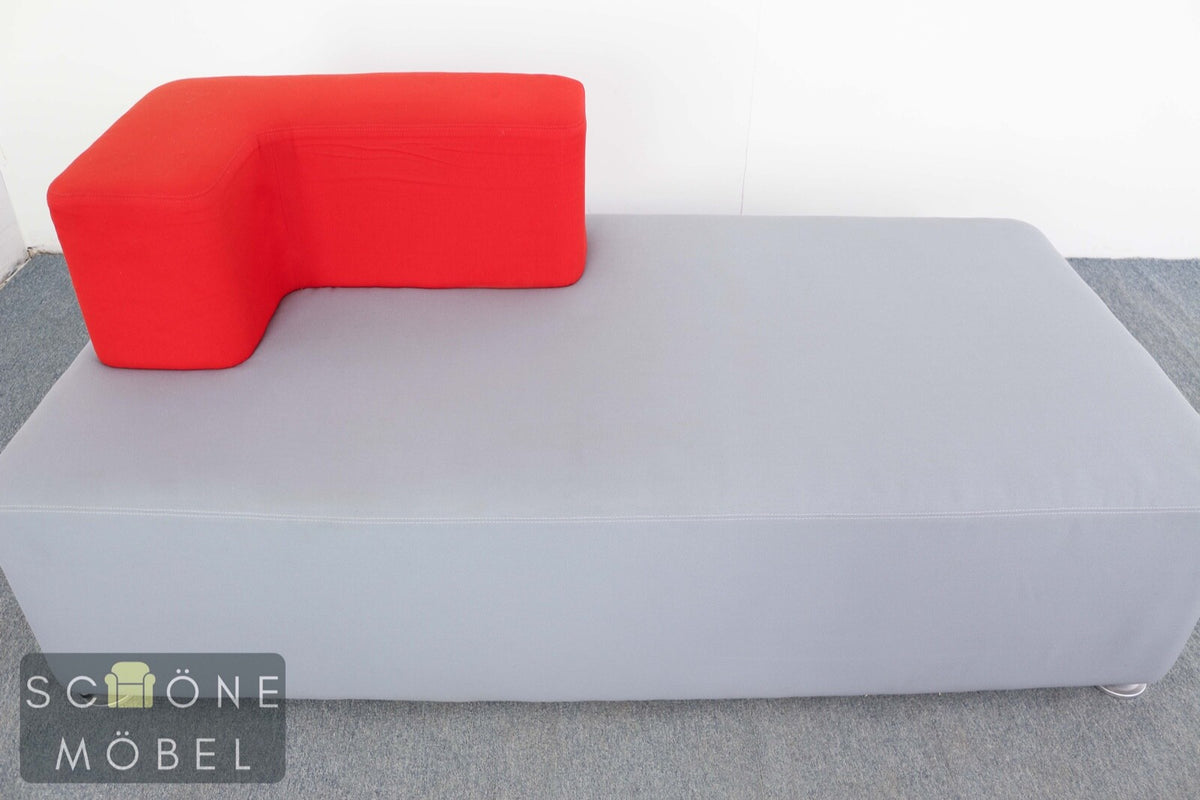 Modernes Steelcase Designer Sofa 3 Sitzer 3er Büro Couch Made in France