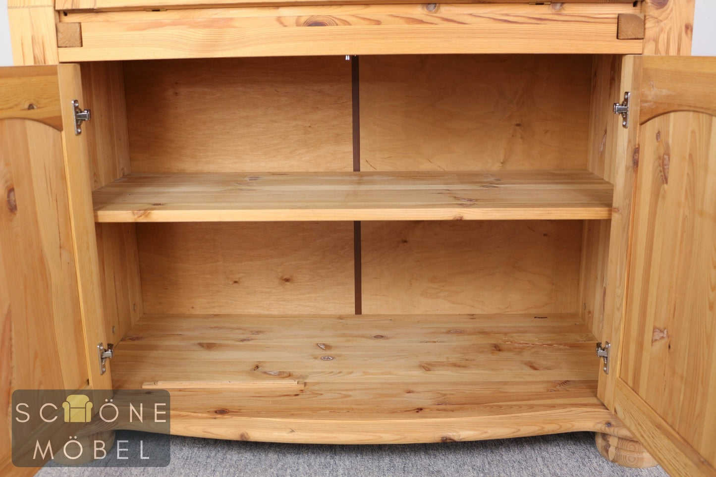 Massivholz Sekretär Kiefer Landhaus Schreibschrank Vintage Bauernmöbel