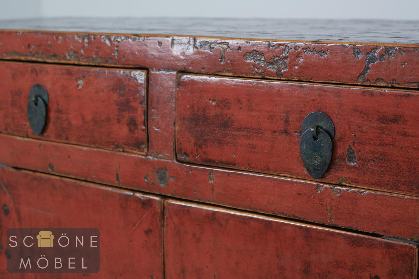 Asiatisch Antike China Kommode Kolonial Stil Patina Sideboard Sammlerstücke