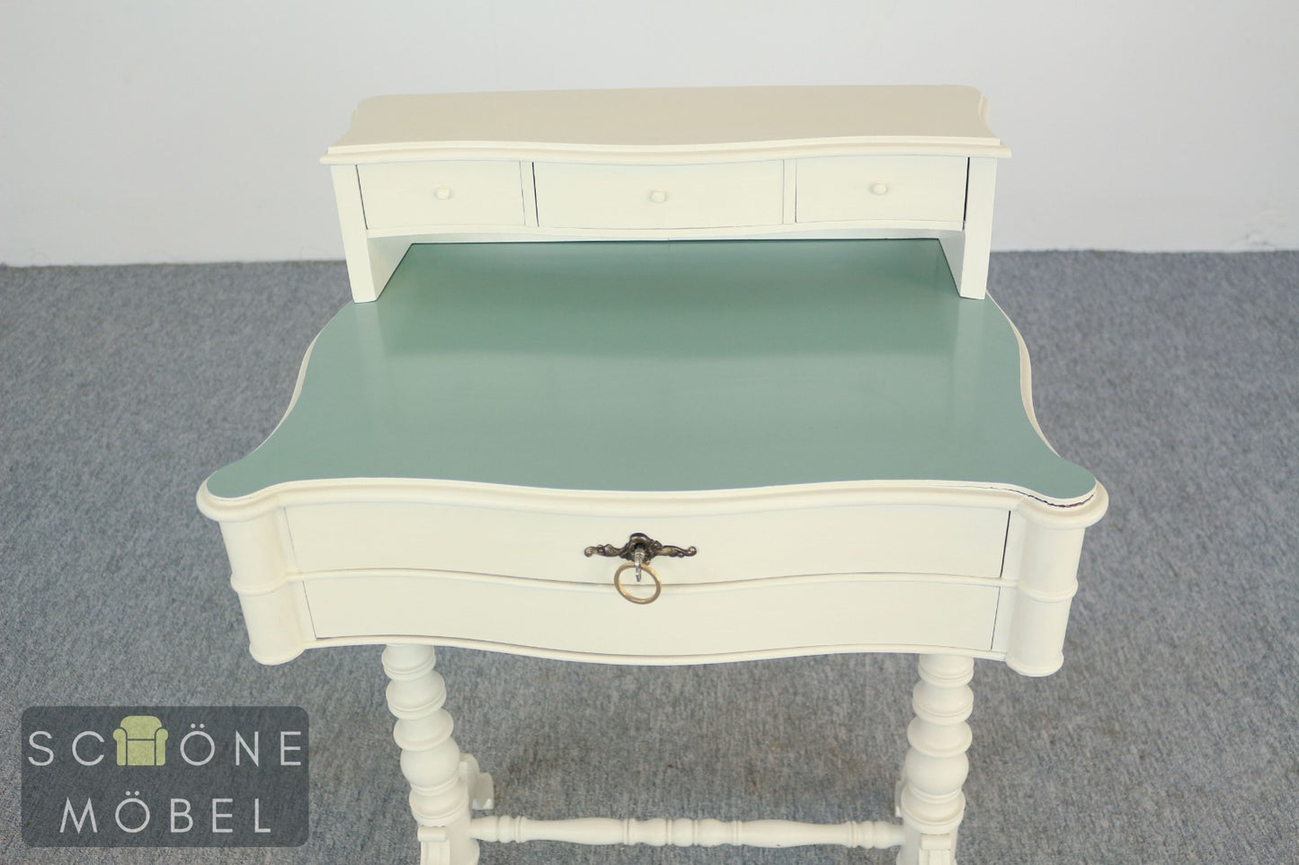 Vintage Damen- Schreibtisch Beistelltisch im Landhausstil Sekretär Schminktisch