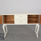 Vintage Chippendale Stil Sideboard Kommode Anrichte Weiß Barock Rokoko Schrank