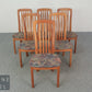 6er Set Vintage Stuhl Retro Esszimmer Chair Mid-Century Holzstuhl Skandinavisch