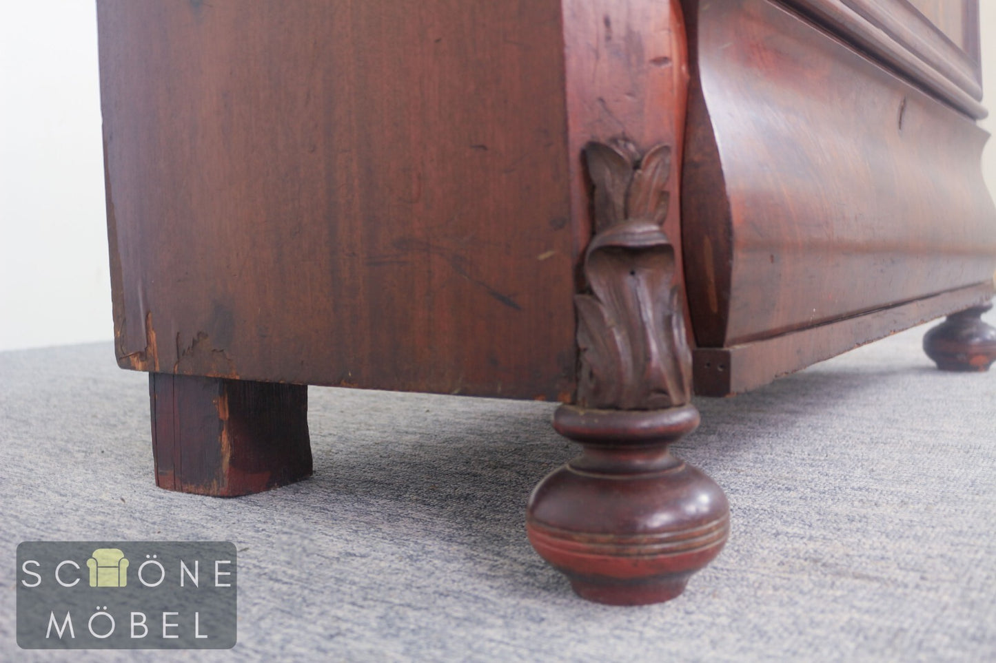 Hübsche Biedermeier Kommode Schränkchen Sideboard Anrichte Vertiko Antik Stil