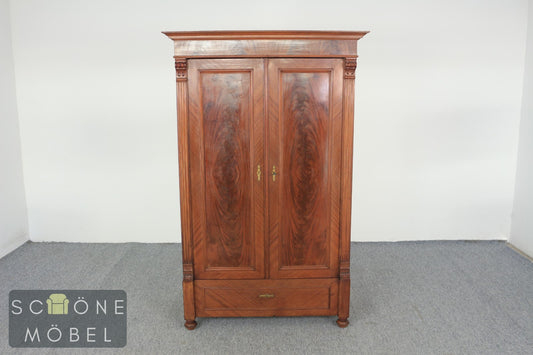 Wunderschöner Gründerzeit Kleiderschrank Garderobe Antik Stil Schrank Wardrobe
