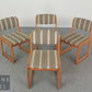 4 Danish Design Vintage Stühle Mid-Century Modern Essstühle Stuhl 60er Jahre