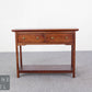 Konsolentisch Beistelltisch Vintage Konsole Retro Tisch Glastisch Table
