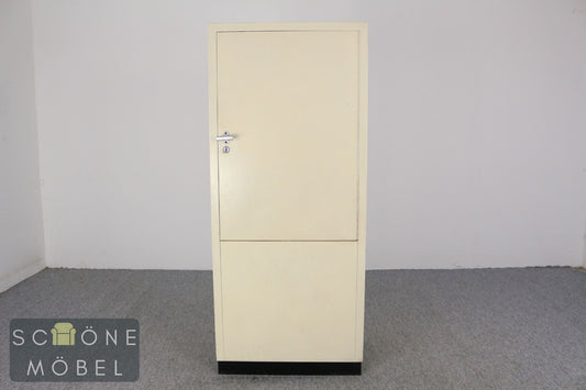 Mid Century Schrank Vintage Kleiderschrank Metallschrank mit Schlüssel