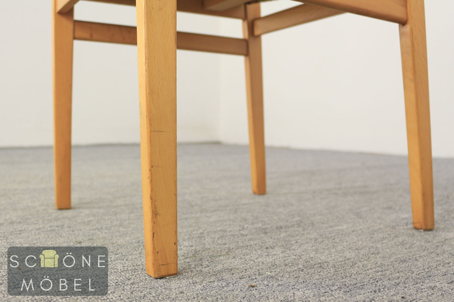 Vintage Stuhl Retro Esszimmer Chair Mid-Century Holzstuhl Skandinavisch