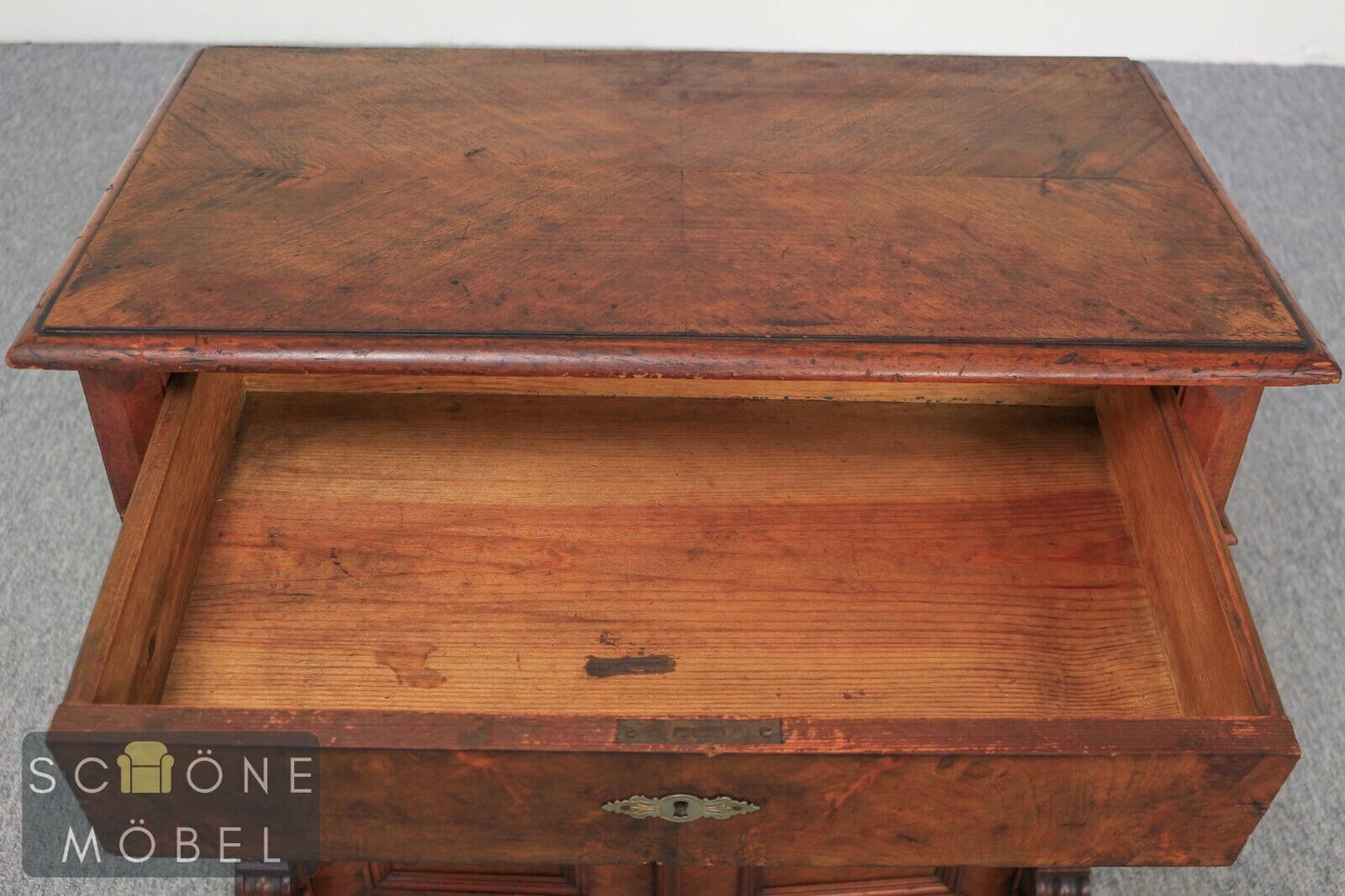 Antike Louis Philippe Anrichte um 1880 Sideboard Schränkchen Kommode Gründerzeit