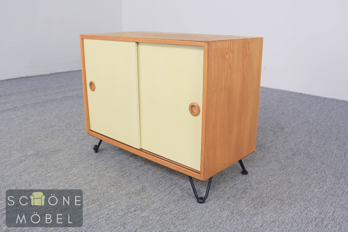50er Jahre Vintage Schränkchen Mid Century Retro Kommode Sideboard