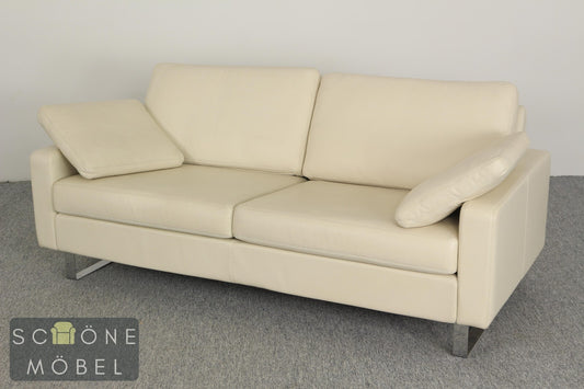 Modernes Conseta 2,5-Sitzer Ledersofa in Beige von Cor Vintage Design