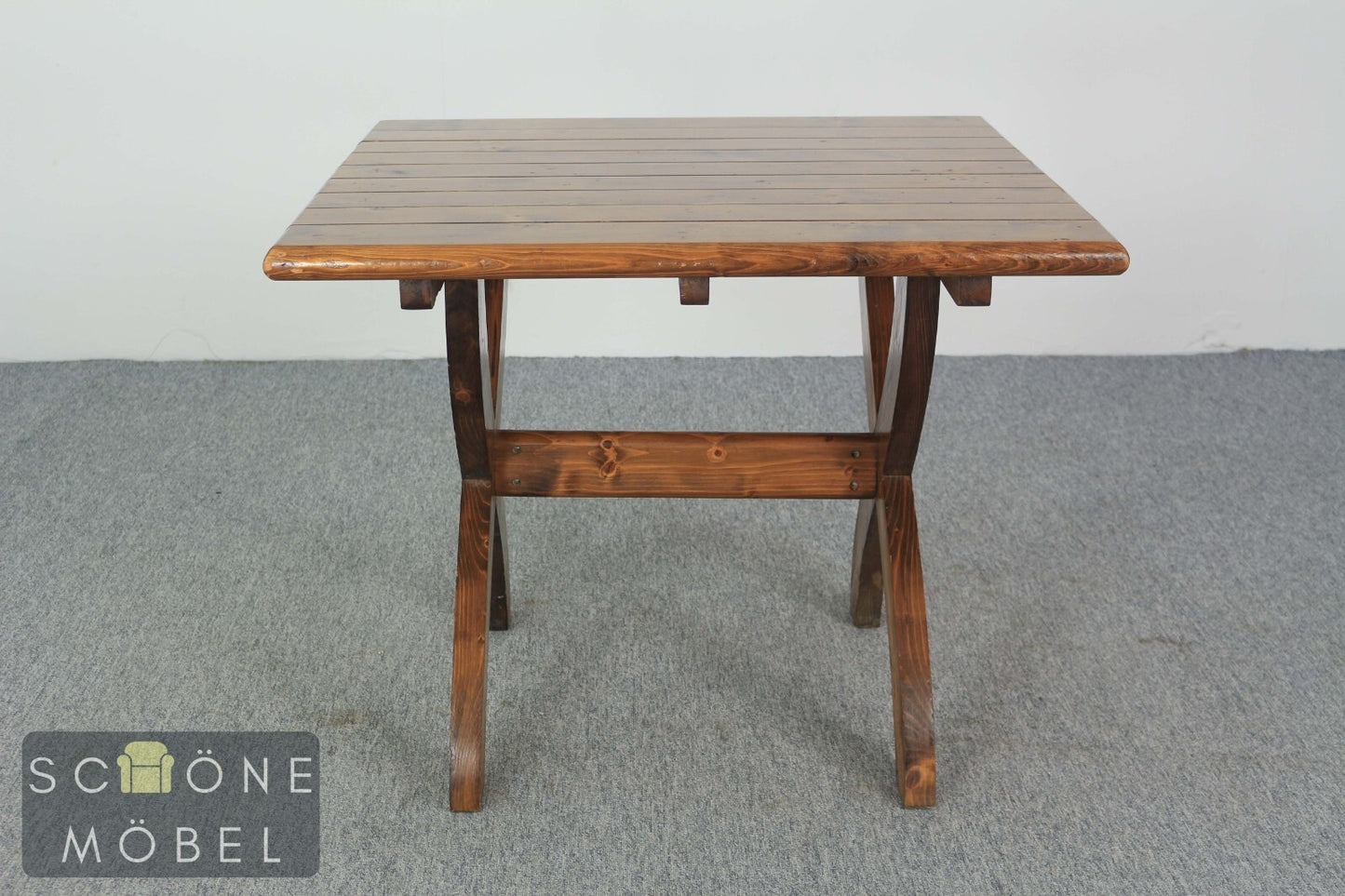 5x Esstisch Garten Tisch Landhaus Stil rechteckig Dining Table Gastro Möbel