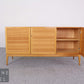 Vintage Sideboard mit Wiener Geflecht Rattan Kommode Danish Design Retro