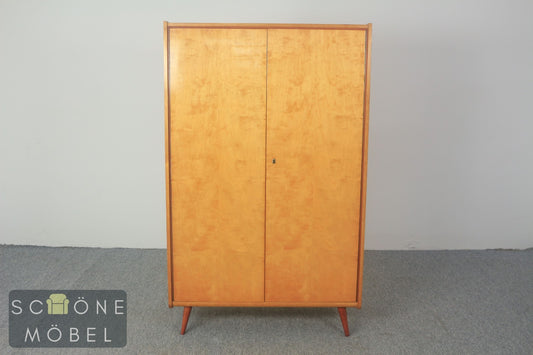 DDR Retro Kleiderschrank Mid Century Schrank Vintage 50er 60er Jahre Wardrobe
