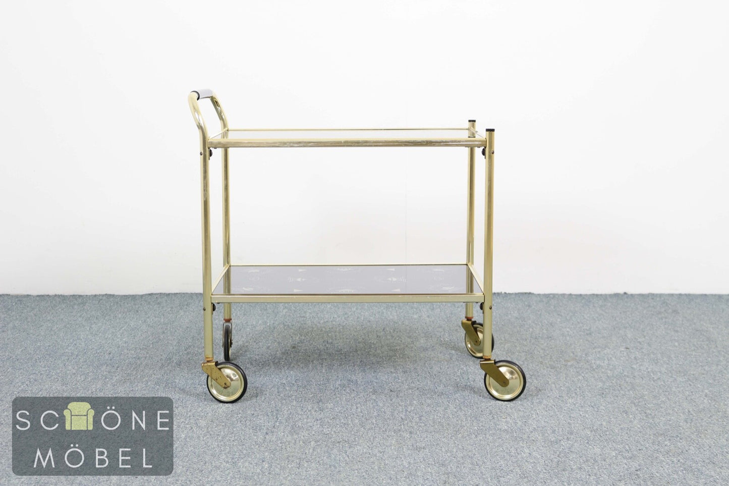 Vintage Teewagen Retro Beistelltisch Servierwagen roll Tisch Coffee Tabl 50er J.