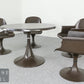 KURZ Vintage Tisch Retro Drehstühle Mid Century Table Space Age Esstisch 70er