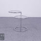 Design Beistelltisch Glas Metall Tisch modern minimalist Table Chrom  Bauhaus