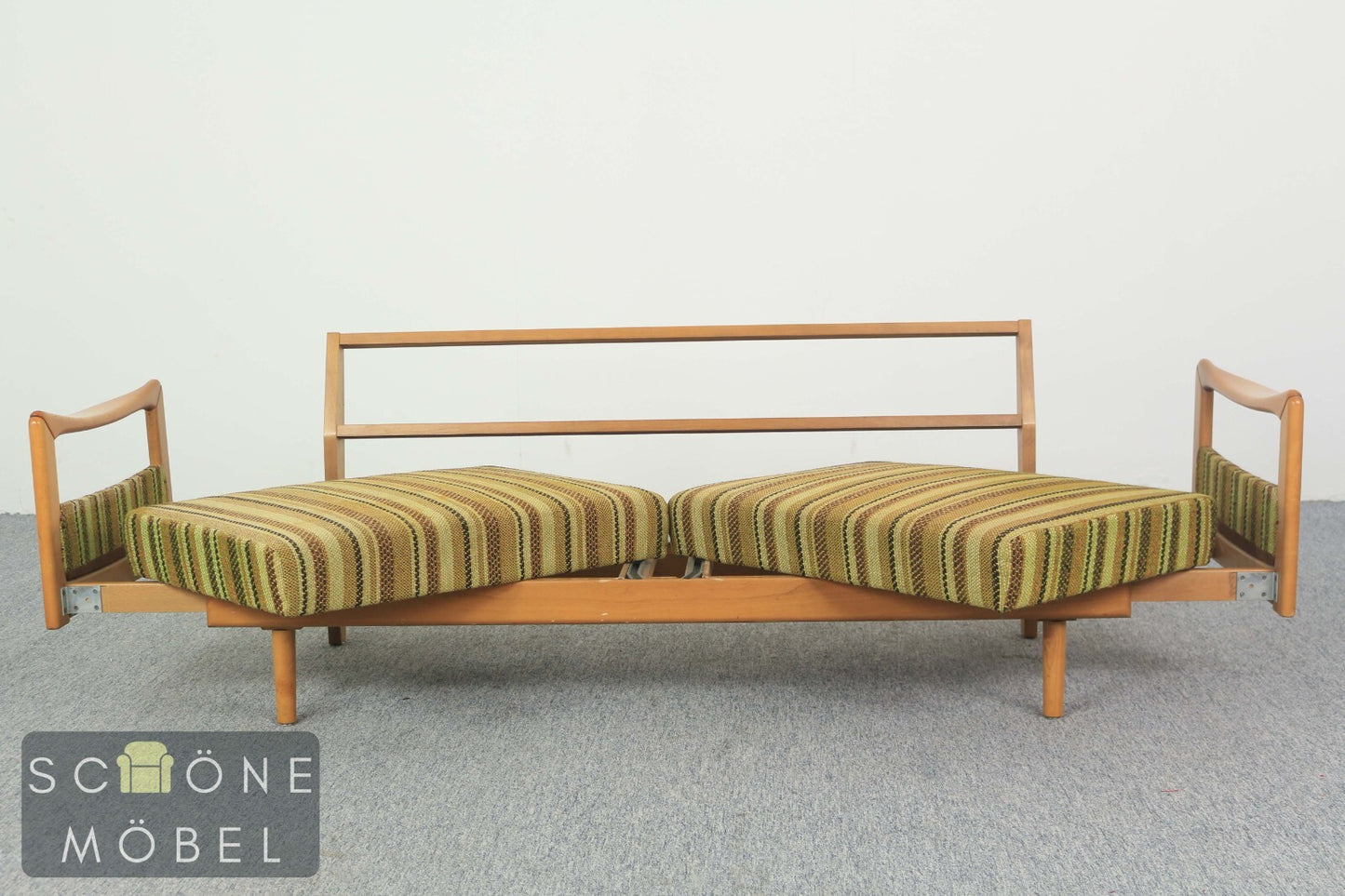 Retro 3er Sofa Mid Century Schlafsofa Vintage Couch Walter Knoll 60er Daybad