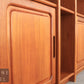 Retro Teak Regalsystem Danishes Design Regal Vintage Bücherschrank Bücherregal