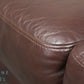 Bequemes Designer Sofa 2er Ledersofa Echtleder Couch Garnitur Leder 2 sitzer