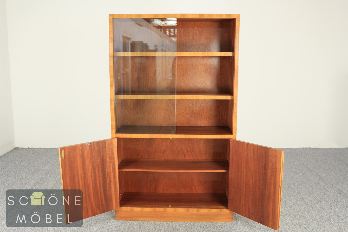 DDR Vintage Glasvitrine Retro Vitrine Barschrank Mid Century Glas Schränkchen
