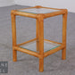 Rattan Beistelltisch Couchtisch Glas Vintage Bambus Boho Mid Century