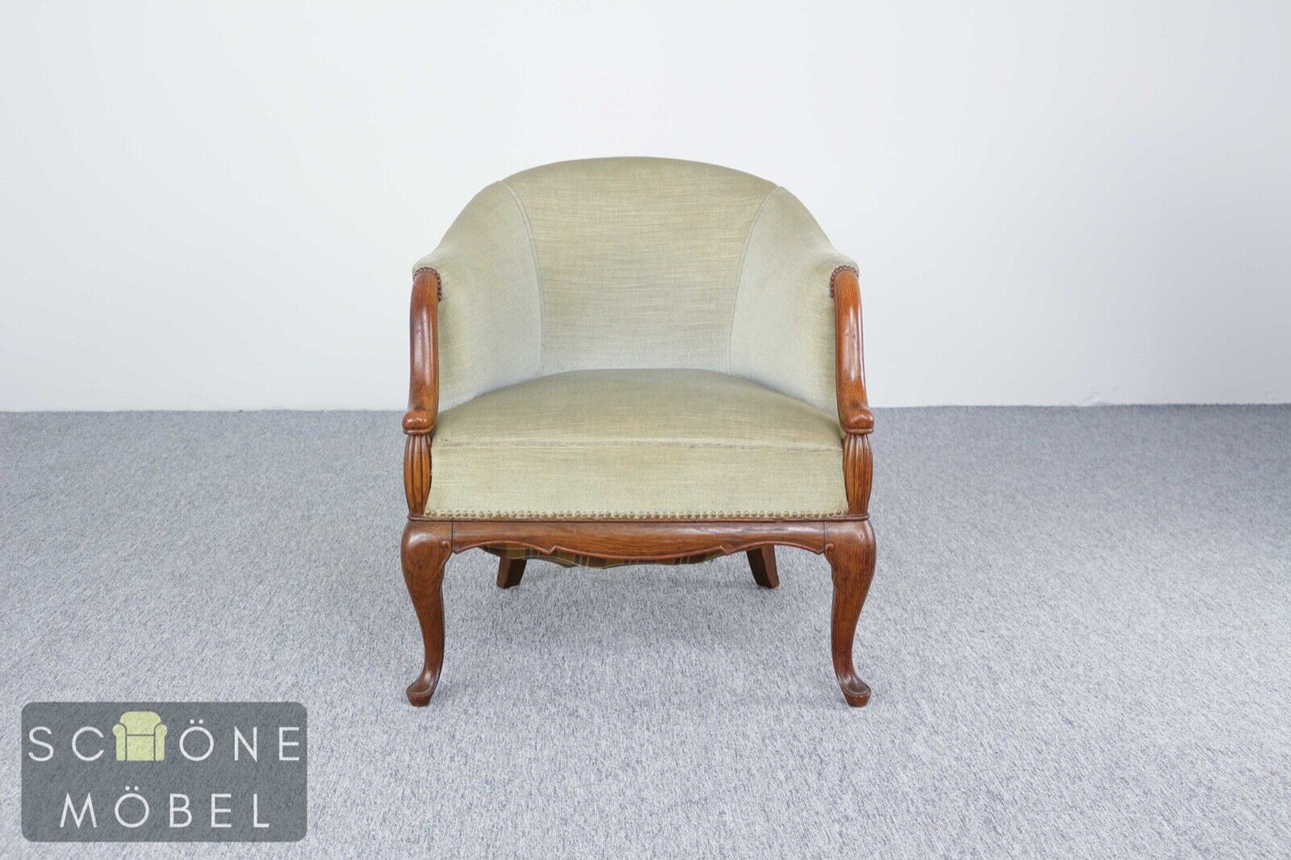 Wunderschöner Antik Sessel Barockstil Armlehnensessel Chair Empire Armchair