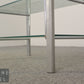 Industrial Style Beistelltisch Modern  Glas Tisch Hifi Table Chrom / Glas