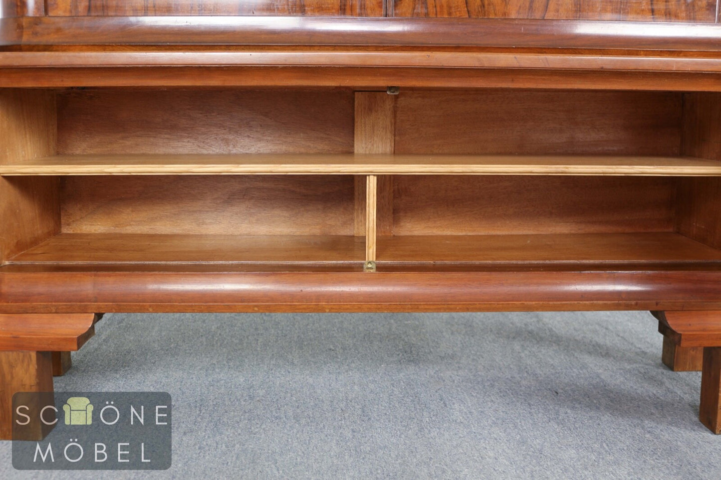 Aert Deco Vitrine Antik Stil Glasschrank Geschirrschrank Bücherschrank Schrank