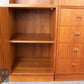 Schrankwand Vitrine Sekretär Danish Design Mid Century Wandschrank Schrank
