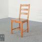 2er Set schlichte Vintage Esszimmer Landhaus Stühle Holzstühle Duo Vintage