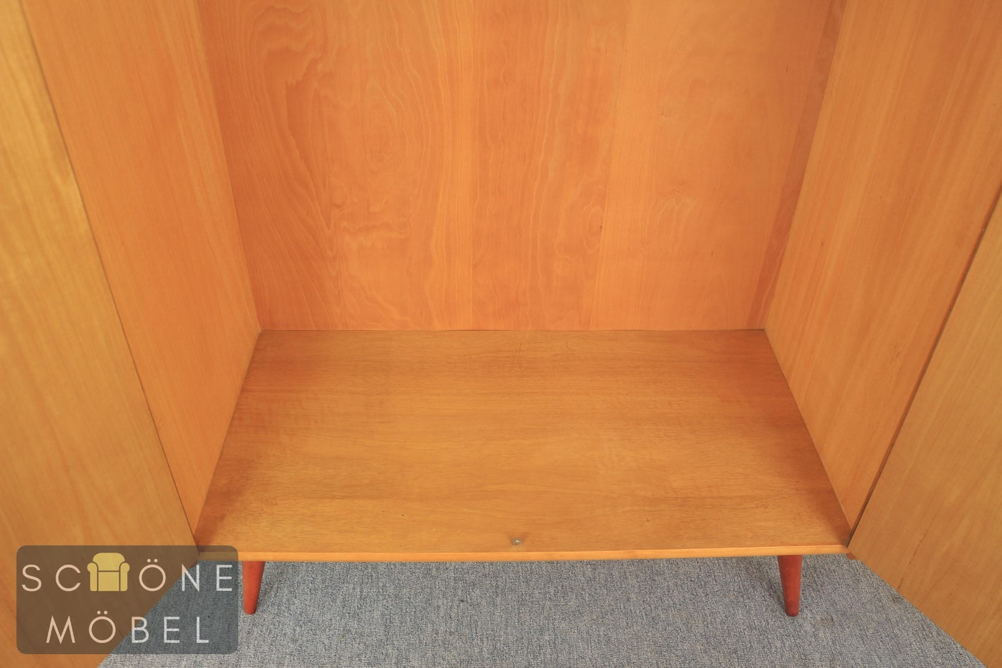 DDR Retro Kleiderschrank Mid Century Schrank Vintage 50er 60er Jahre Wardrobe